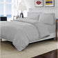 Bedsheet Set Premium Pure Cotton 350TC Sateen Plain Solid Off White Colour 4 Piece